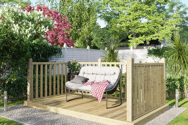 6x10 Decking 3x Handrails