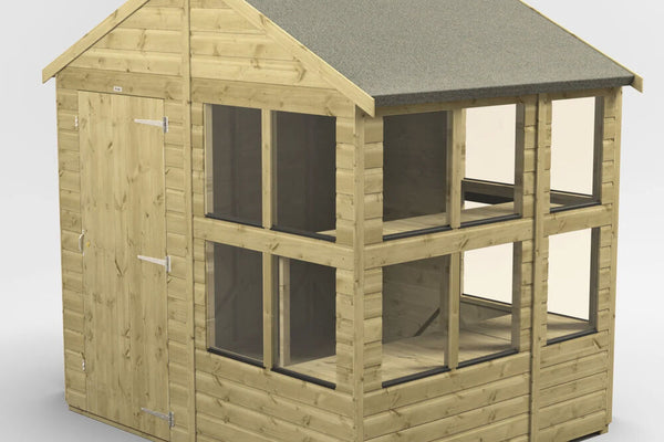 Premium Apex Potting Shed 6x8 (Single Door)