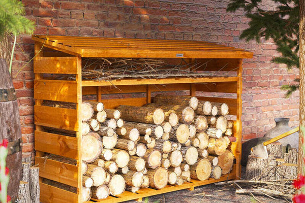 Log Store 6x2 With Shelving