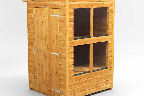 Pent Potting Shed (Single Door) 4x4